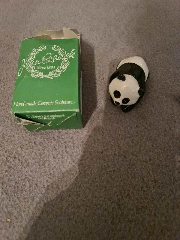 image for Royal Dolton Hand Made Panda New in Box
