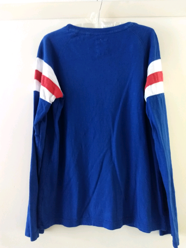 TU Cotton Blue Long and 3/4 Sleeved Top