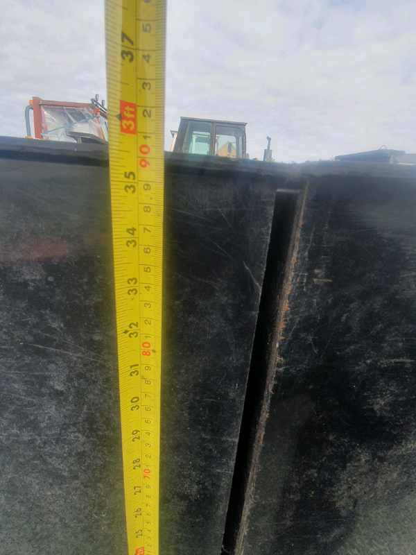 Pig hopper feed trough two available farm livestock tractor 