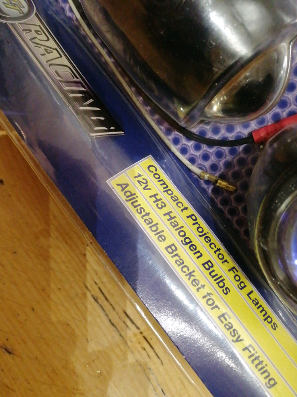 Car projector lamps x2
