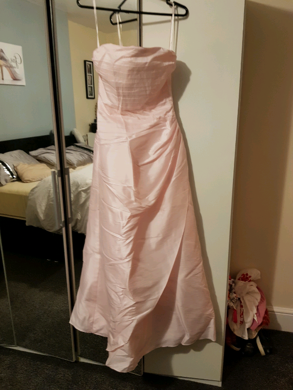 image for 3 pink raylia bridesmaid dresses