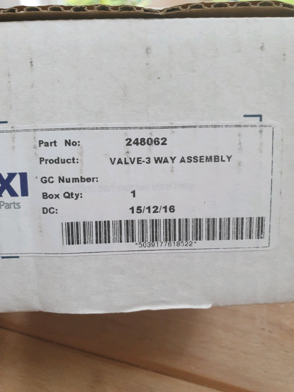 Baxi 3 way valve