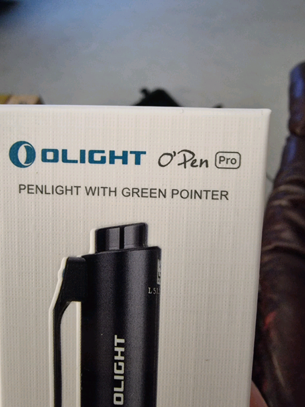 Olight o'pen Pro pen, light and green laser pointer 