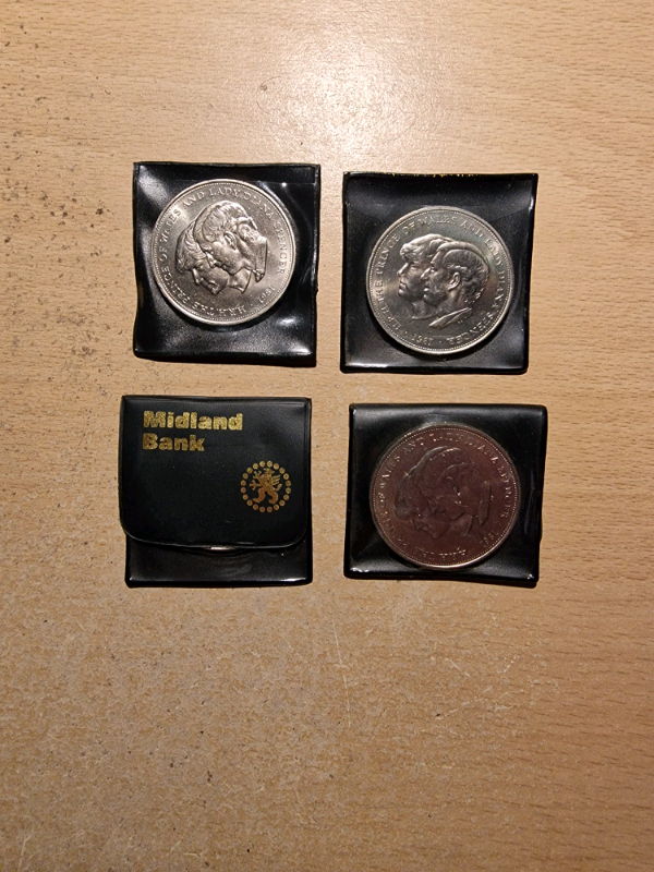 image for Charles and Diana Wedding Commemorative Coin 1981 - Like New.