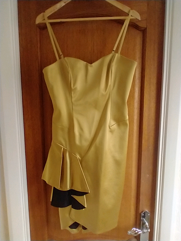 image for Coast Couture gold /  black dress