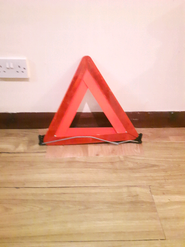 Advance Warning Hazard Triangle 