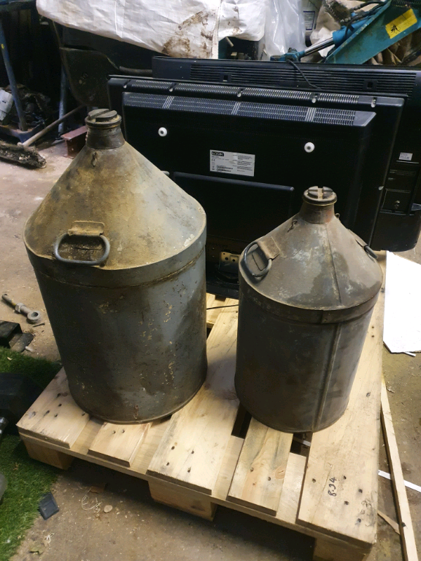 image for 1930 fuel cans vintage 