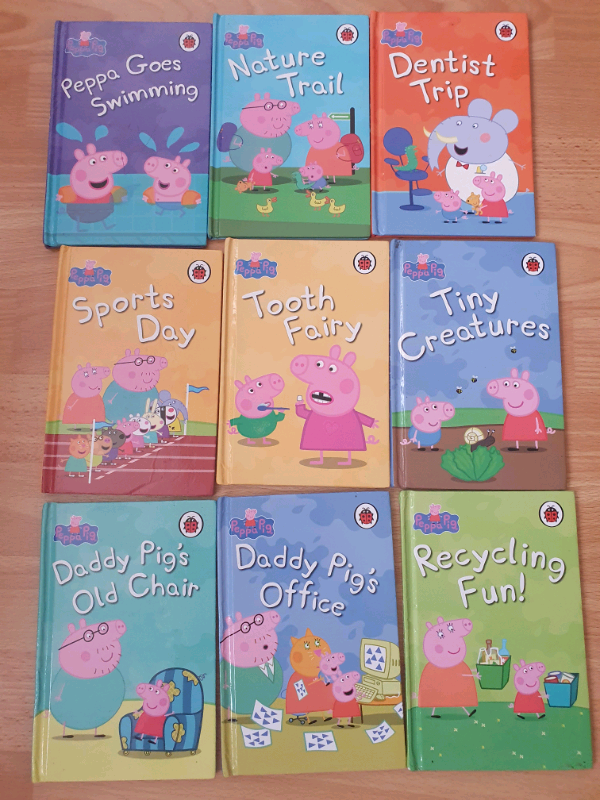 Peppa Pig Children Reading Books