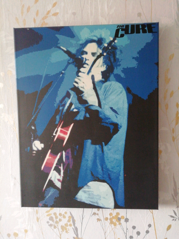 image for The Cure canvas Robert Smith