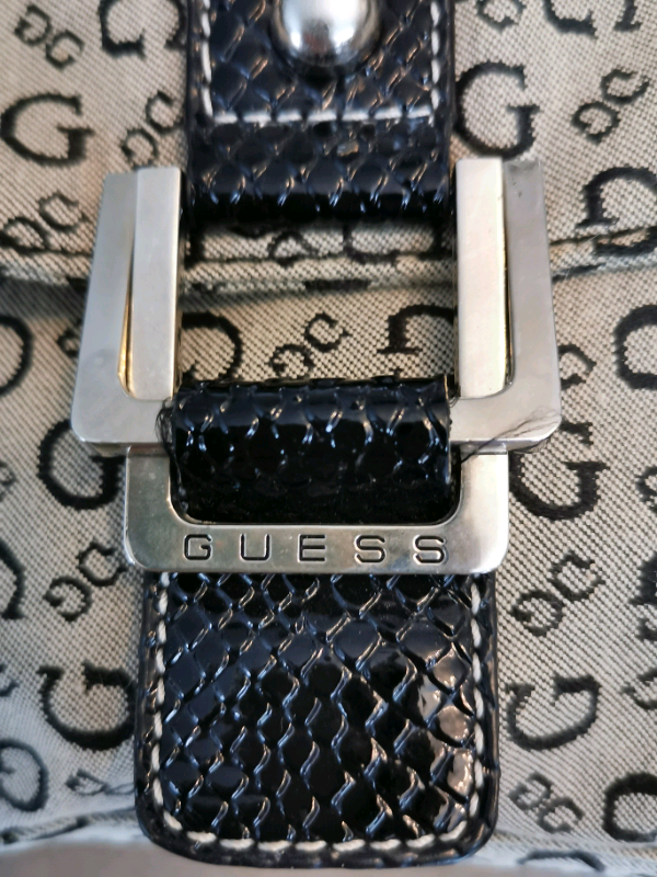 Guess grey and black handbag 