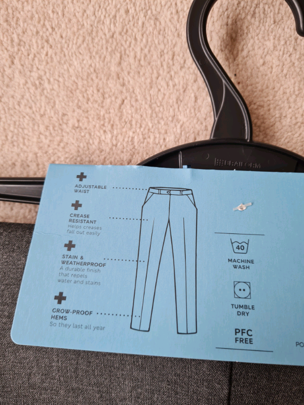 Brand New M&S Two Pack of Boys School Trousers 