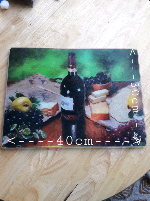 image for GLASS WORKTOP SAVER/CHOPPING BOARD