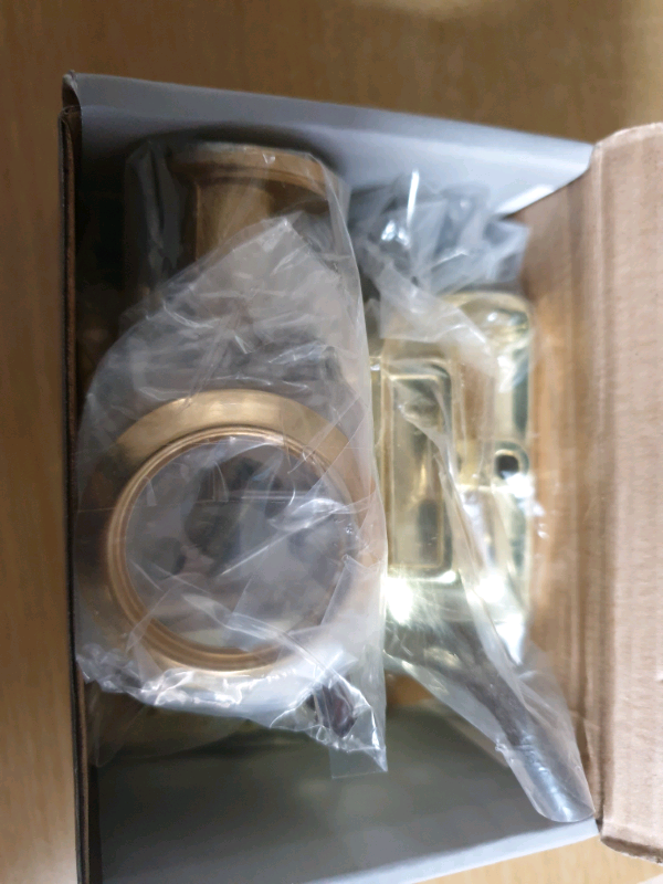 SMITH & LOCKE TRAD-BRS-60 TRADITIONAL NIGHT LATCH BRASS EFFECT 60MM BA