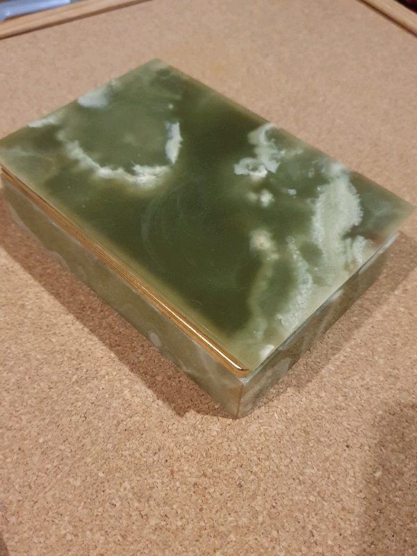 Italian onyx box