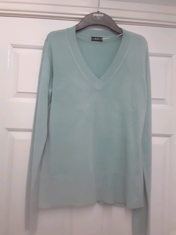 F&F TEAL JUMPER SIZE 12 (NEW)