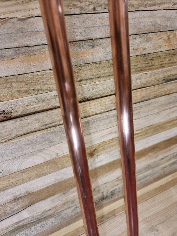 Industrial Designed Copper Pipe Table/ Bar Legs (Steampunk)
