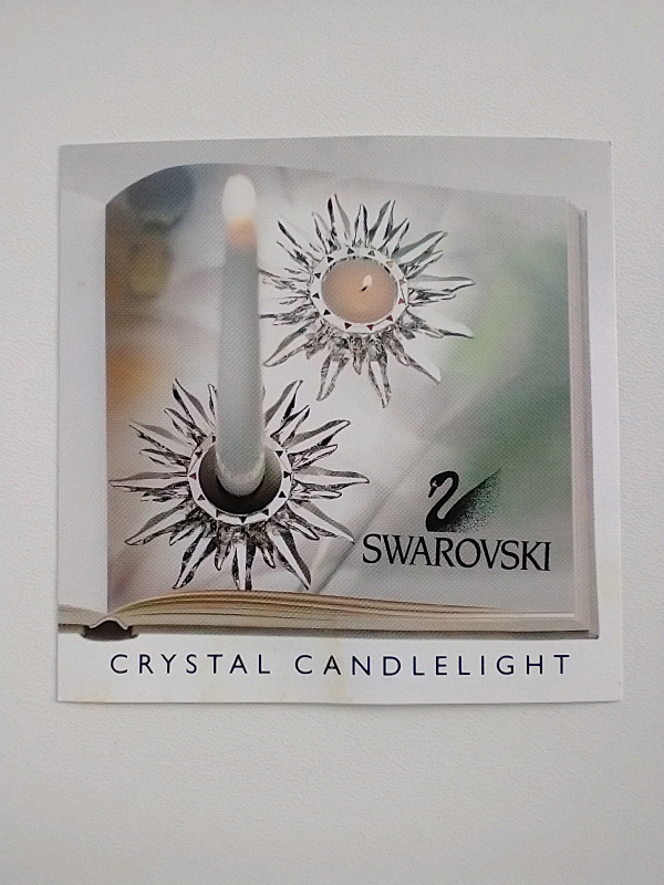 Swarovski crystal Solaris Candle Holder 