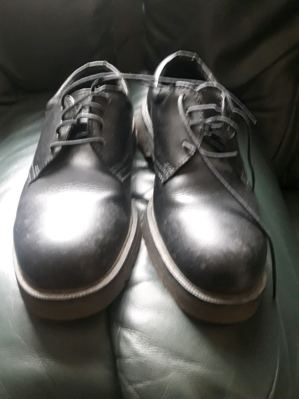 Men's Goliath steel toe boots size 7, black good condition 