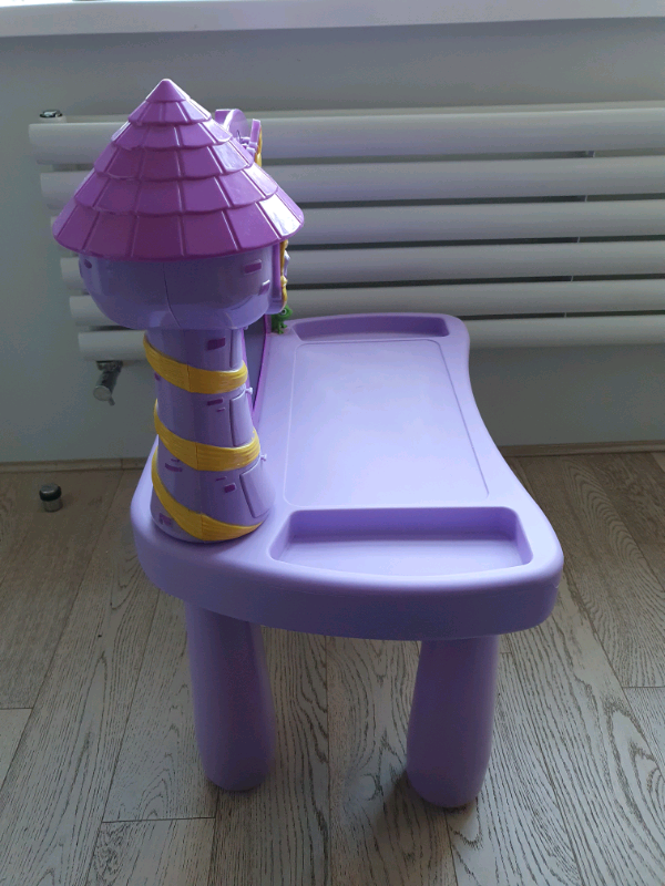 Rapunzel vanity craft desk table