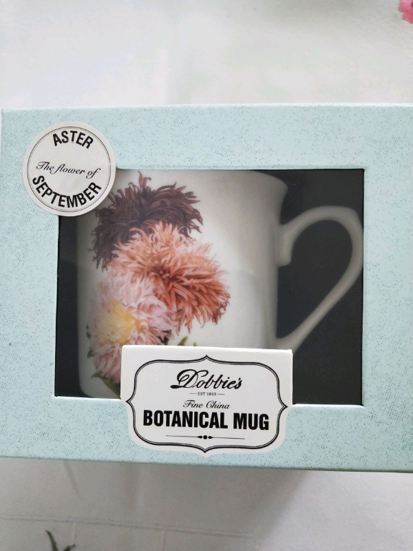 image for Botanical Mug Aster Flower of September