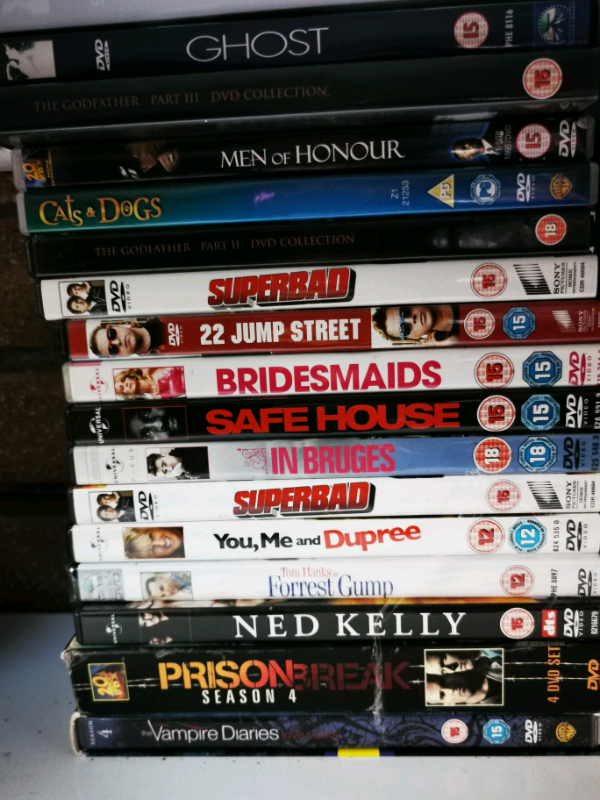 Lots of dvds 