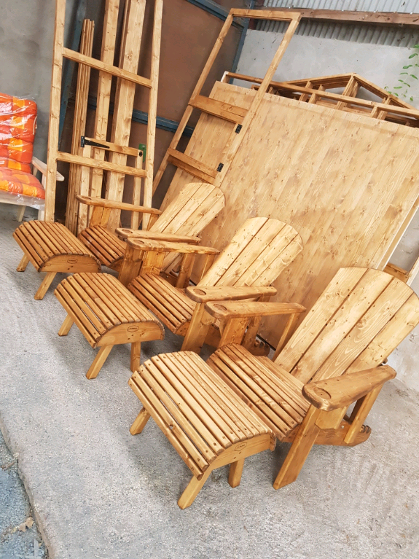 Reclining Adirondack chairs 