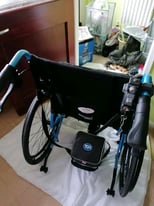 Wheelchair with power pack 