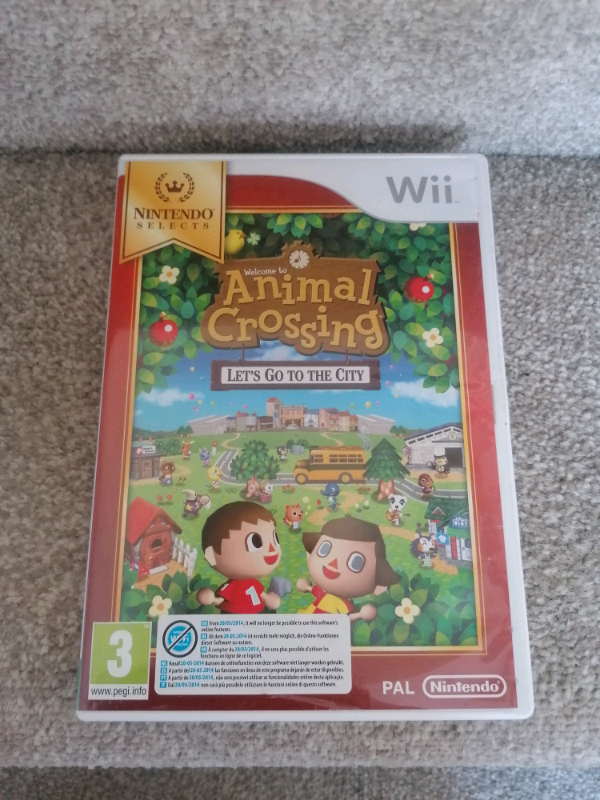 Animal Crossing 'Let's Go to the City' Wii game 