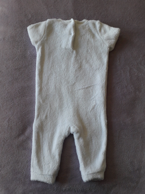 CHRISTMAS SNOWMAN SLEEPSUIT 3-6MTHS 