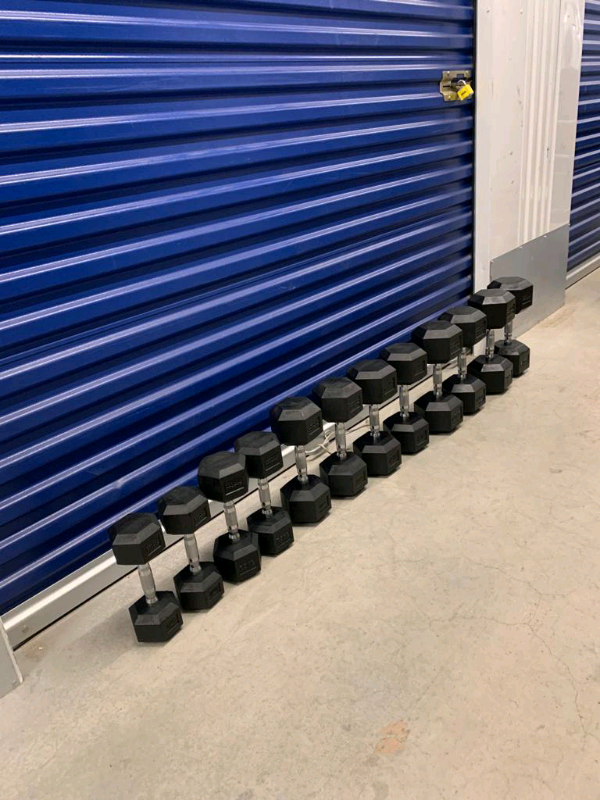 Rubber Hex Dumbbells 2.5kg- 40kg Brand New 
