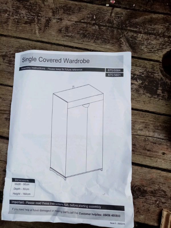 image for Single covered wardrobe 