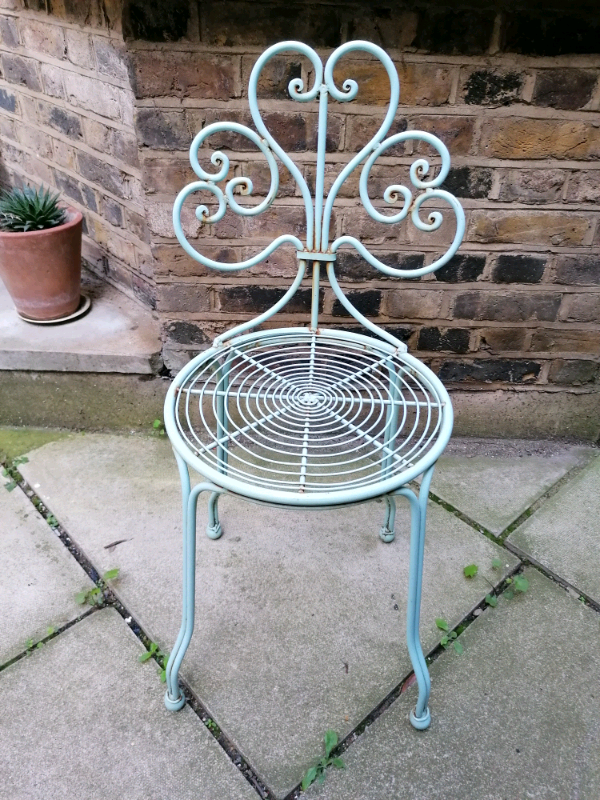 image for EXCLUSIVE DESIGNER SOLID METALLIC CHAIR for OUTDOOR or INDOOR USE