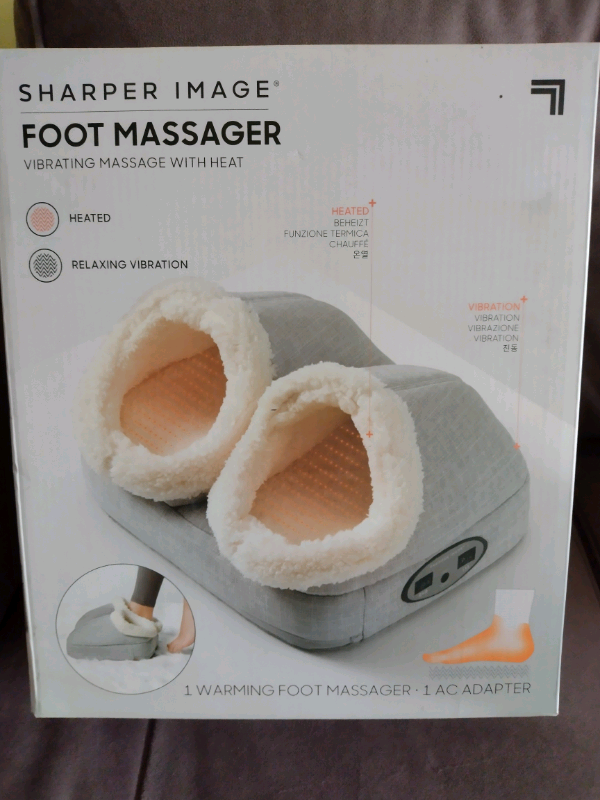BN in box Sharper image heated foot massager