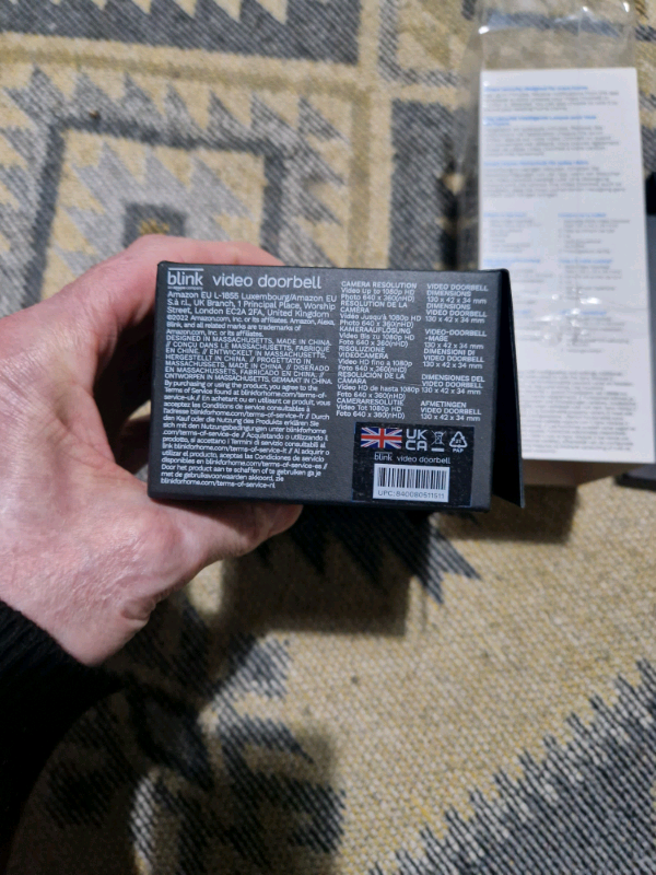 Blink video door bell