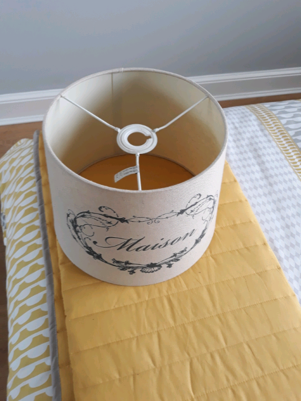 Lamp shades and cushion