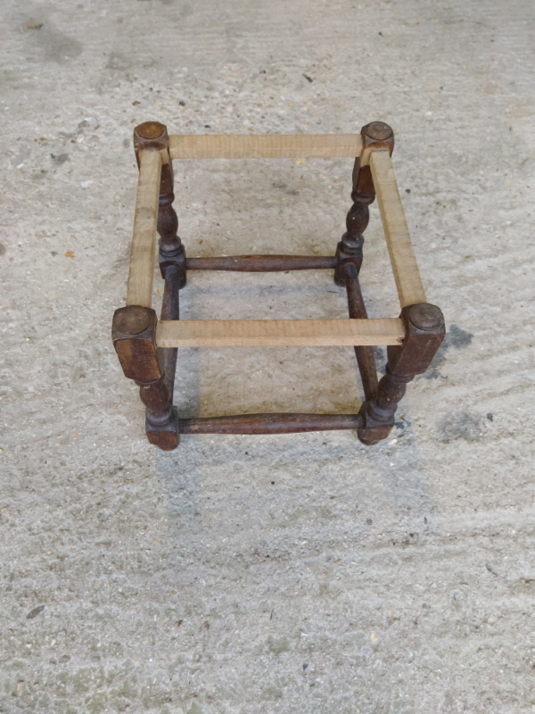 Oak frame chairs 