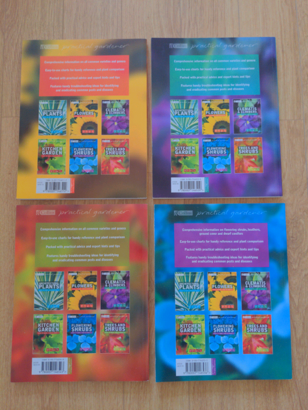 Pristine set of 4 gardening books