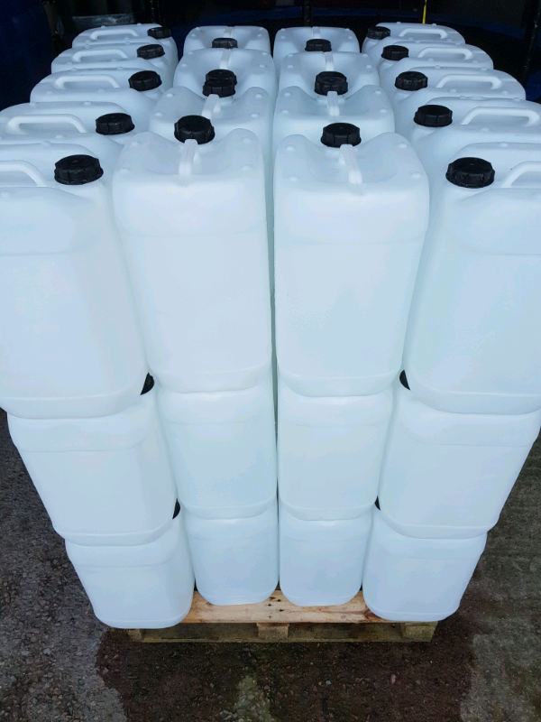 image for 25L 25 L LITRE CLEAR PLASTIC DRUMS WATER CONTAINERS JARS BARRELS      