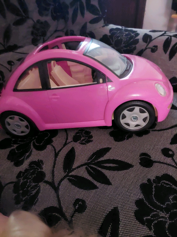 image for Barbie Pink Volkswagen Car