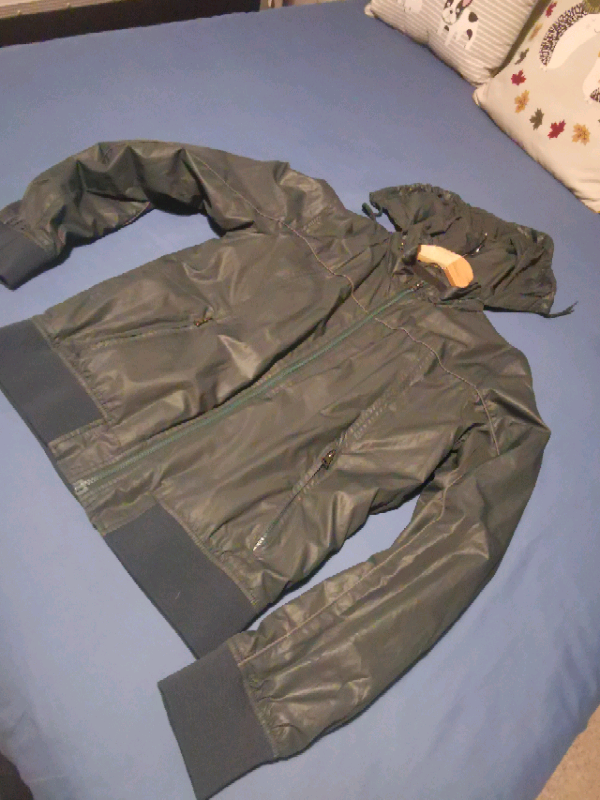 image for (AVAILABLE) XDYE jacket/coat with folding hoodie