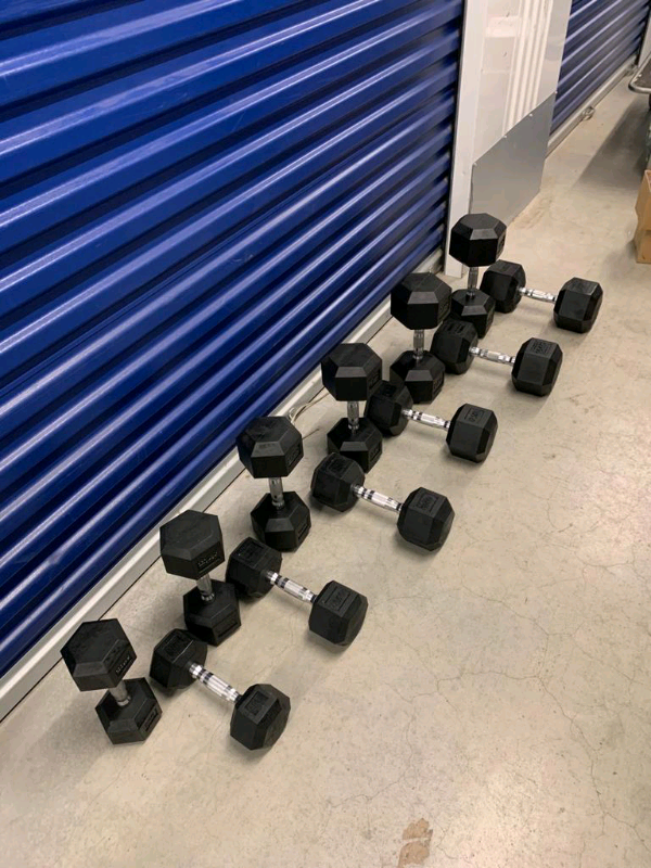 Rubber Hex Dumbbells 2.5kg- 40kg Brand New 