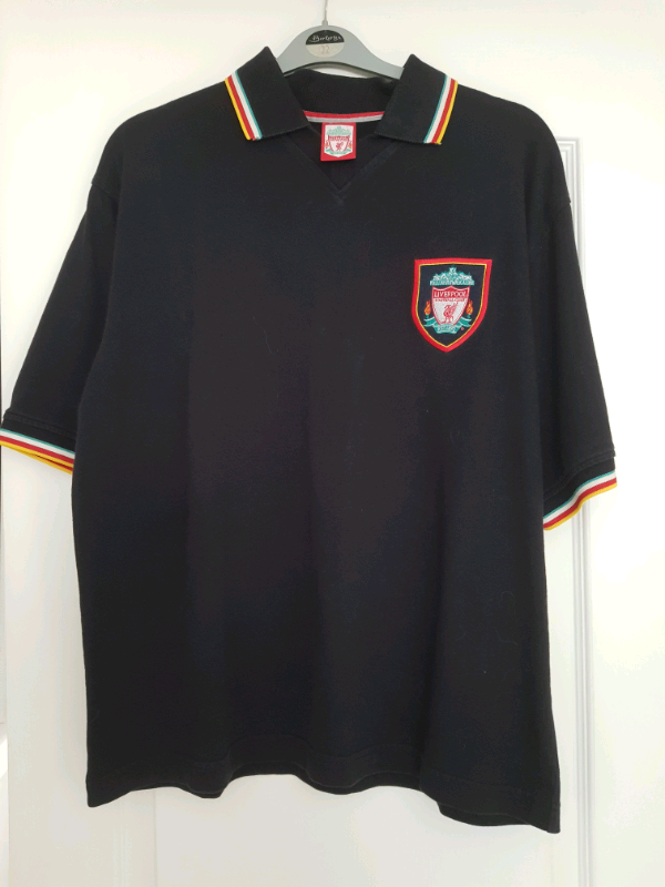 image for Black Liverpool shirt in immaculate condition in size L . .