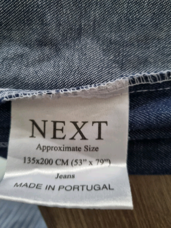 Next Blue Denim Single Bedset