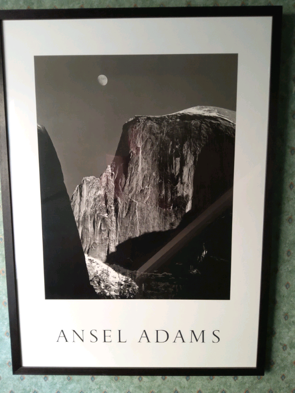 image for ANSEL ADAMS HALF DOME FRAMED PICTURE. 
