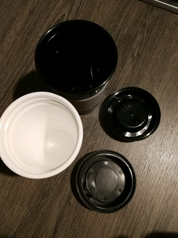 Kenco & Barista Brew Co. Reusable Coffee Tea Hot drink cups with lids