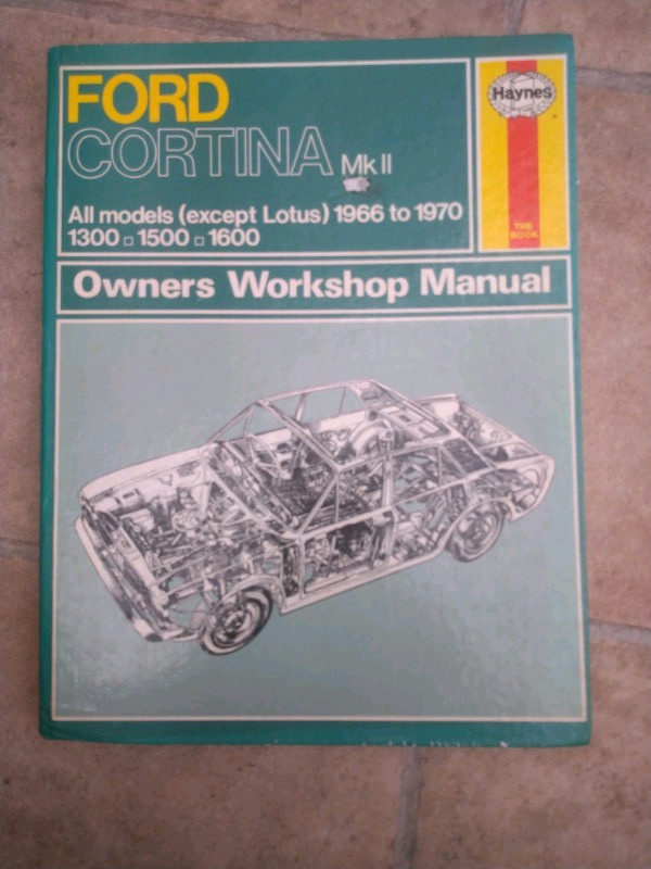 image for FORD CORTINA MK2 HAYNES WORKSHOP MANUAL 1966-70