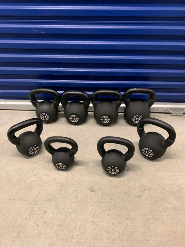 Brand New Neoprene Iron Cast Kettlebells 