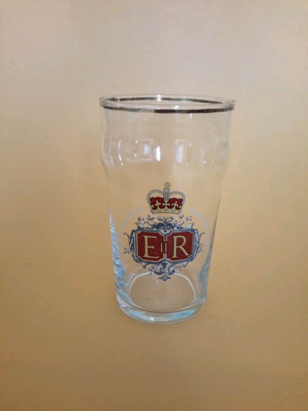 image for EIIR Silver Jubilee Commemorative Pint Glass.
