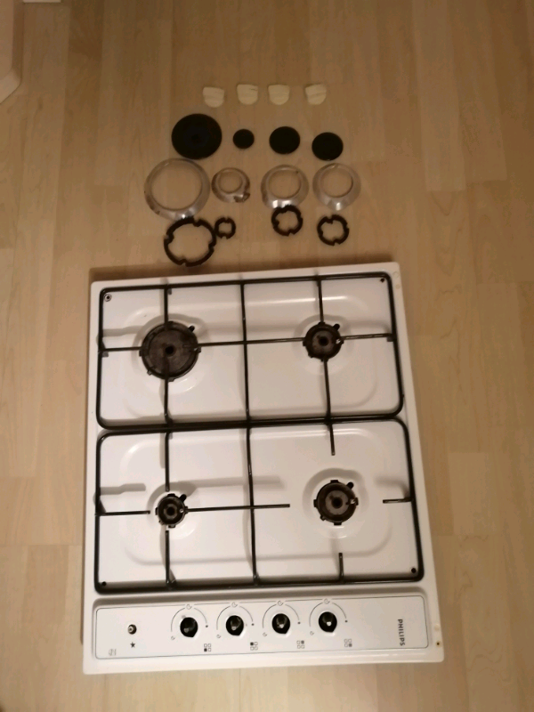 White cooker hob