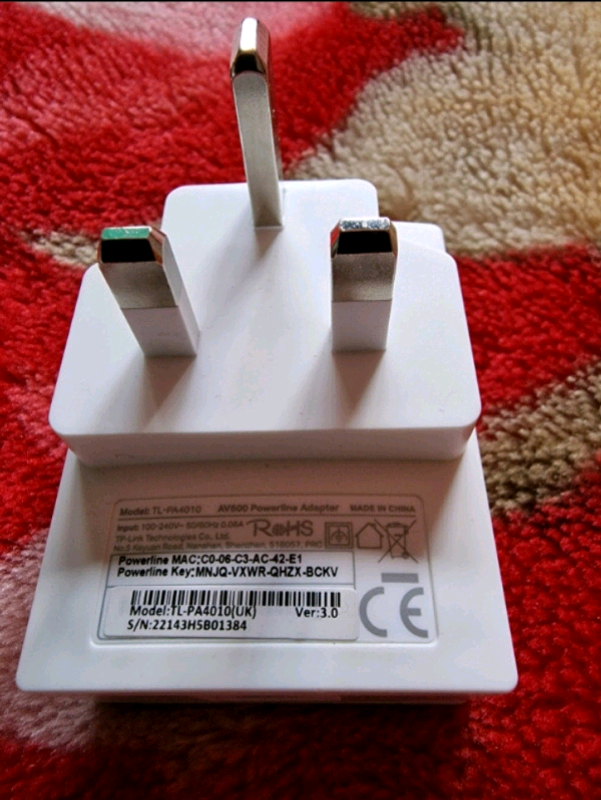 TP-Link Powerline av600 Networking Adapter Extender UK